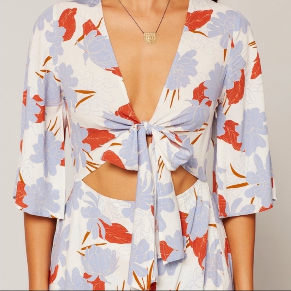 l*space Maxi Wrap Tie Dress with Cutout - Picture 11 of 11